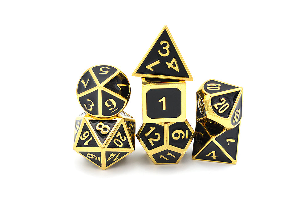 RPG Gaming Dice Sets - Role Playing Game Polyhedral Metal Dice