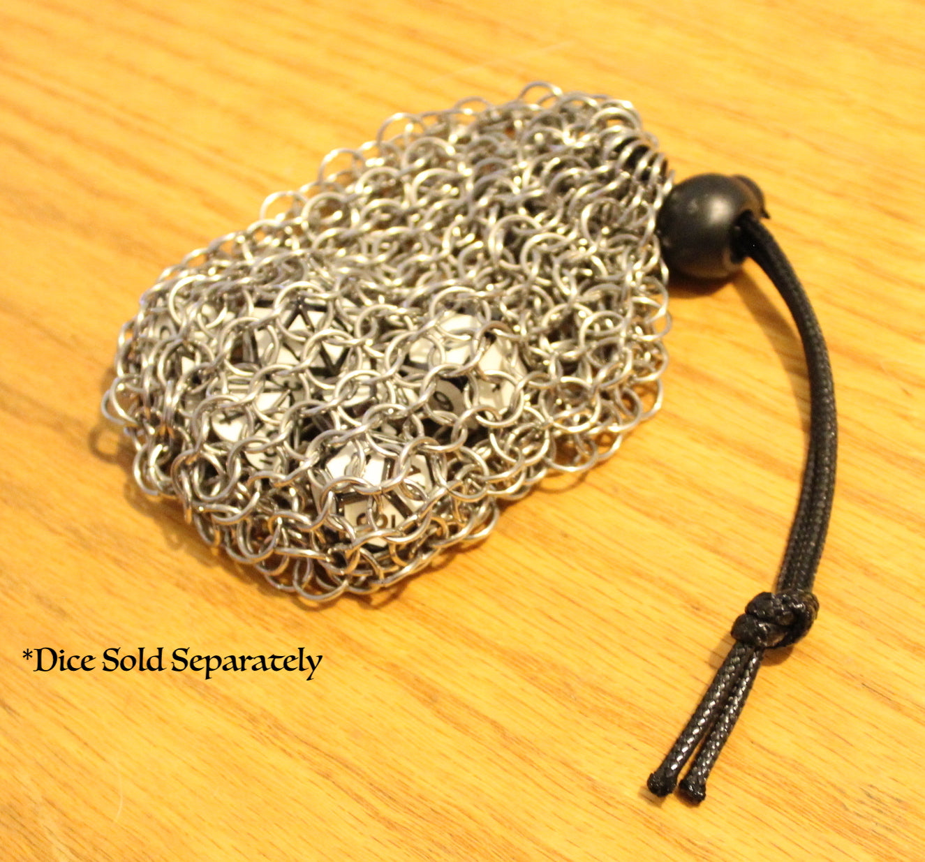 Chainmail RPG Dice Bag - Role Playing Game Dice Pouch