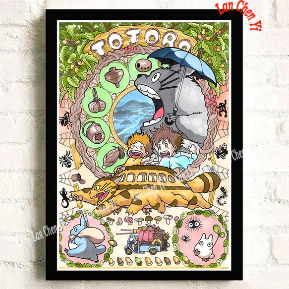 Studio Ghibli Posters - Full Set of 10 Artistic Montage Posters